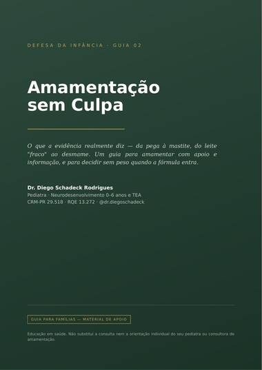 Capa: Amamentação sem Culpa