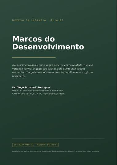 Capa: Marcos do Desenvolvimento