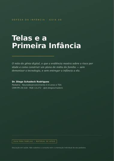 Capa: Telas e a Primeira Infância