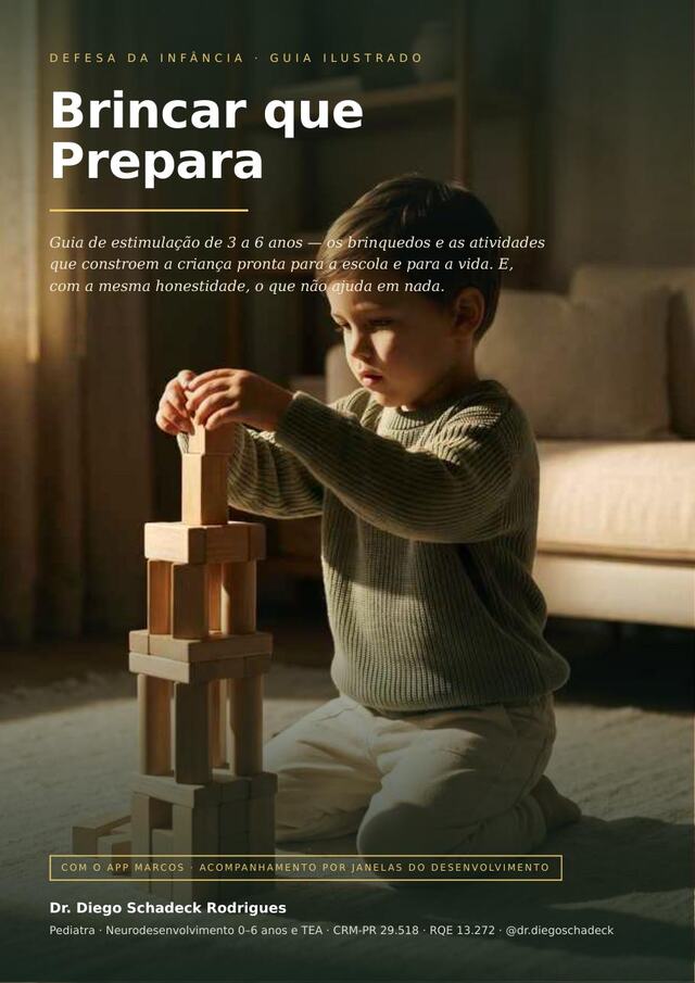 Capa de Brincar que Prepara
